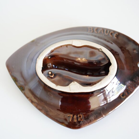 Beauce Pottery Ashtray Quebec Pottery Vintage 1970s 712-A Mid Century Modern - Picture 9 of 14